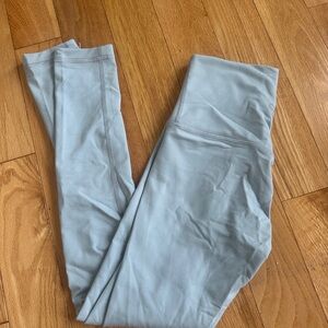 TNA aritzia pale blue/gray cheeky leggings